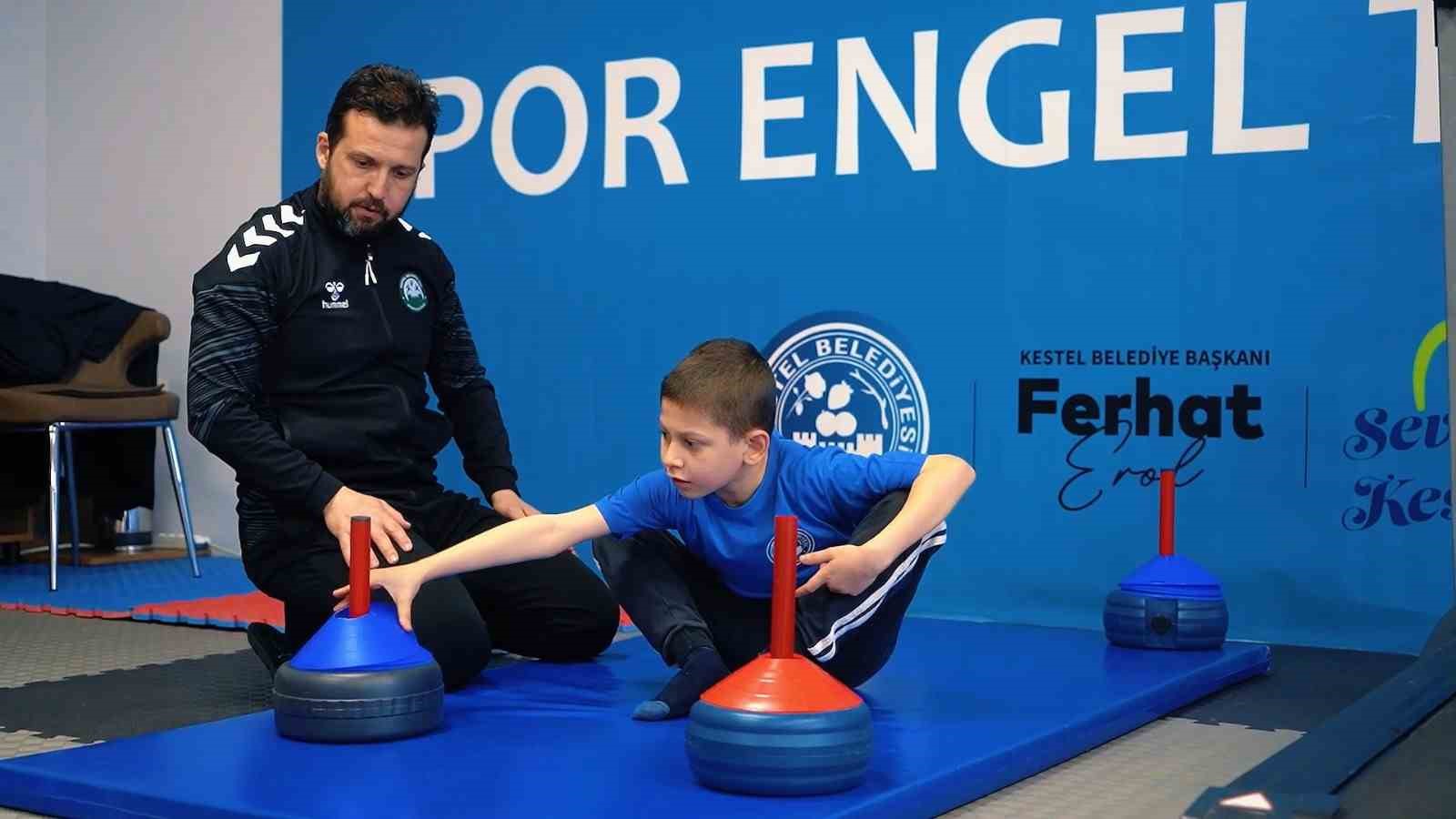 Özel çocuklara özel destek Kestel’de büyüyor
