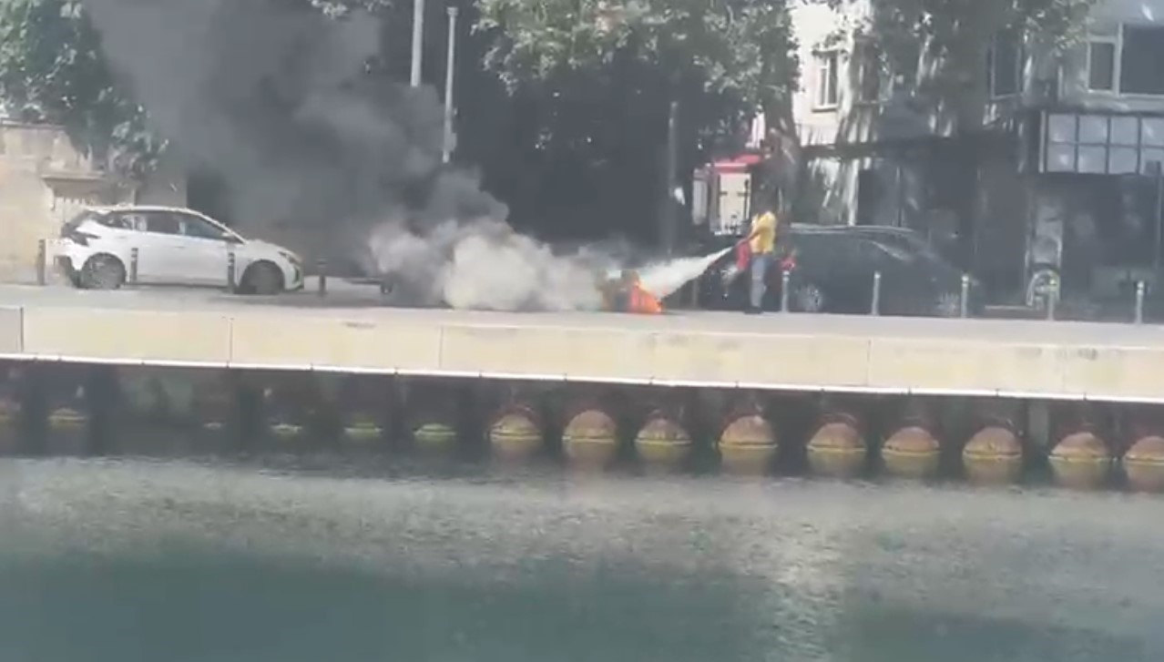 Sarıyer’de yer altı kablolarında yangın paniği

