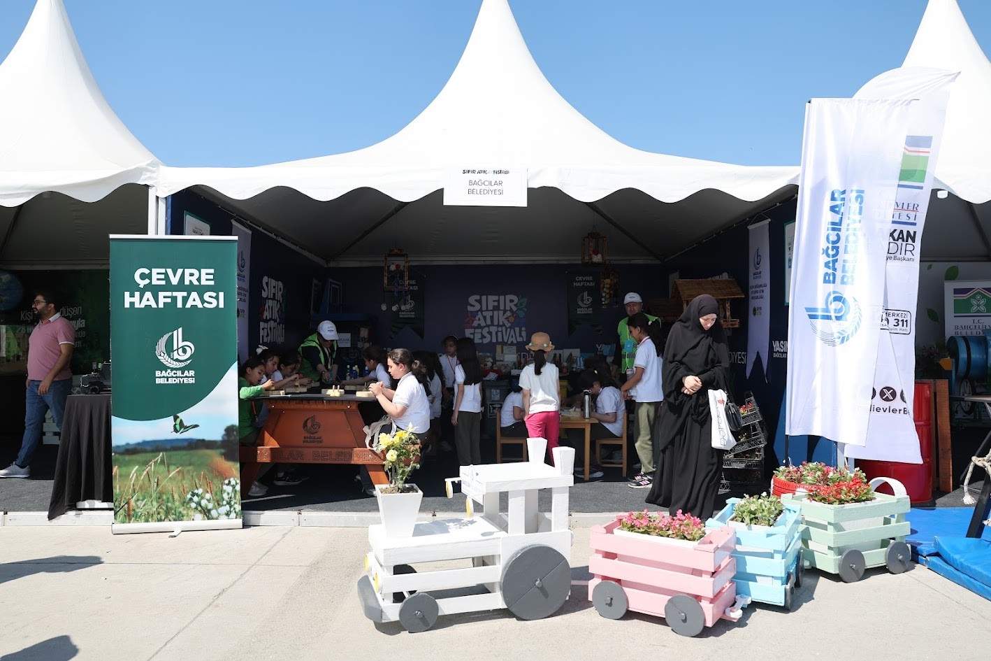 Sıfır Atık Festivali’nde Bağcılar Belediyesi standına yoğun ilgi
