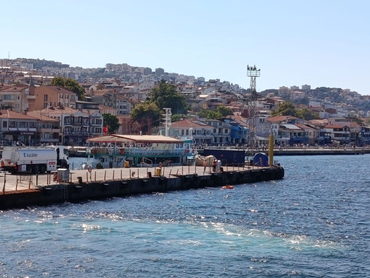Şişme botla denize açılmıştı, panik anları ortaya çıktı

