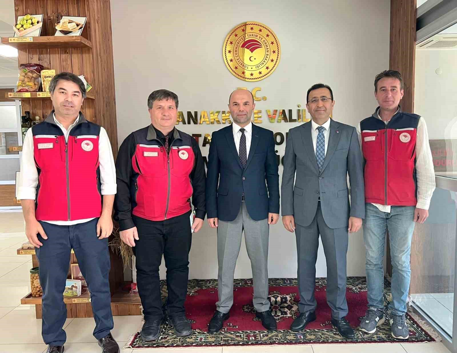 Tarım Reformu Genel Müdür Yardımcısı Karabulut, Çanakkale’de incelemelerde bulundu

