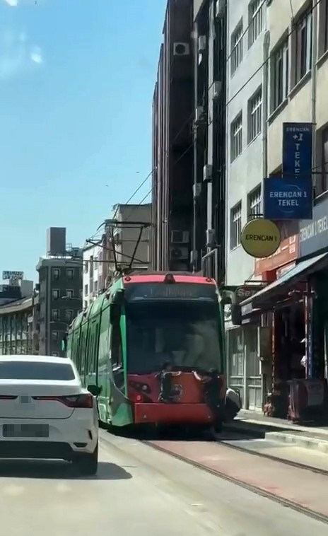 Tehlikeli yolculuk kamerada
