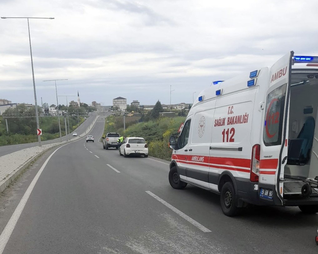Tekirdağ’da otomobilin çarptığı yaya yaralandı
