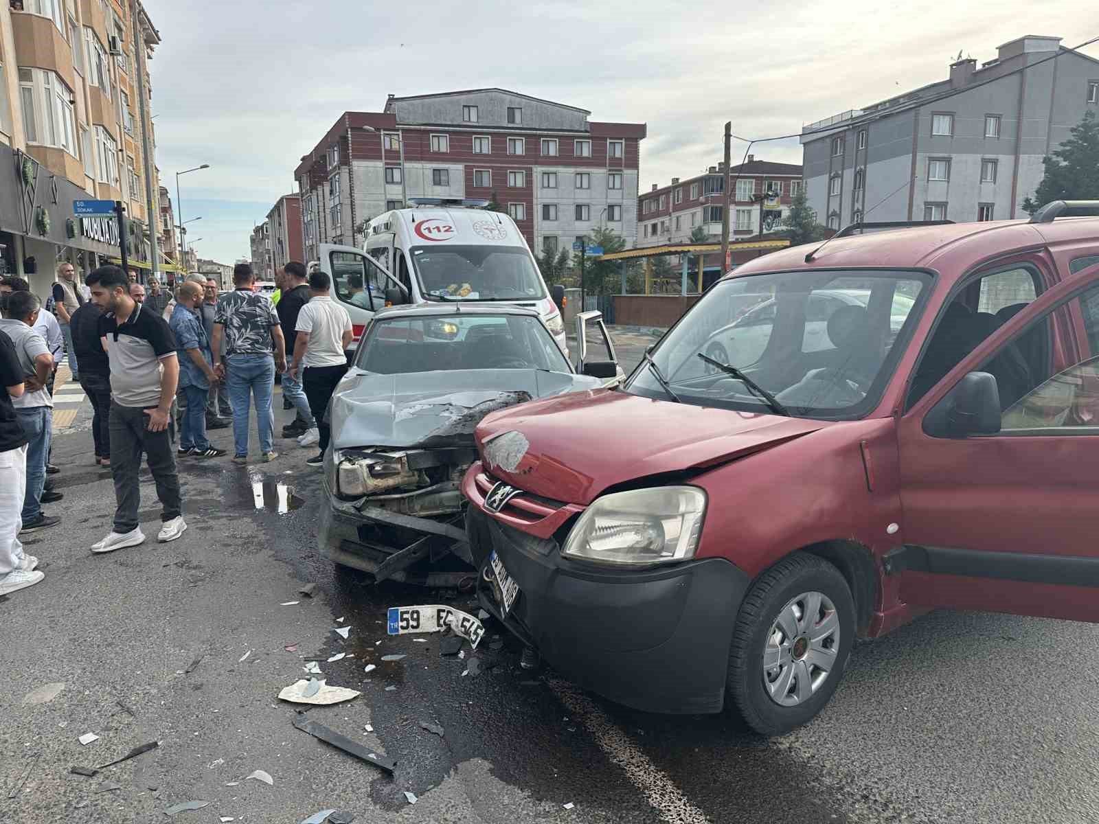 Tekirdağ’da trafik kazası: 2 yaralı
