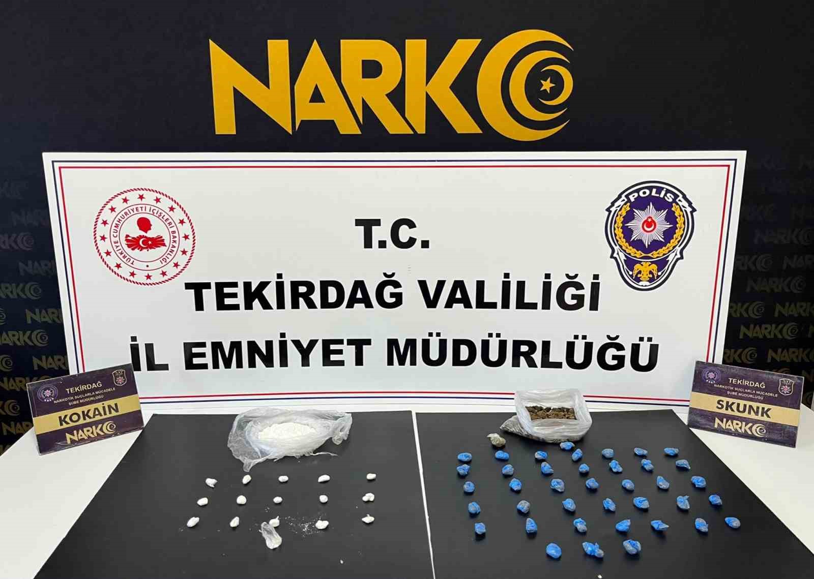 Tekirdağ’da uyuşturucu operasyonlarında 8 tutuklama
