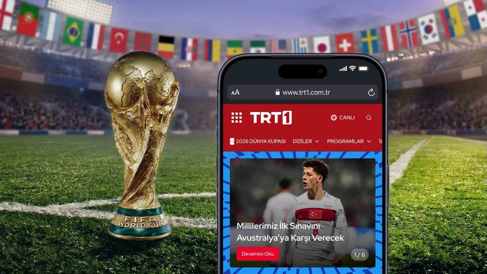 TRT 1 Dünya Kupası özel sayfası yayında
