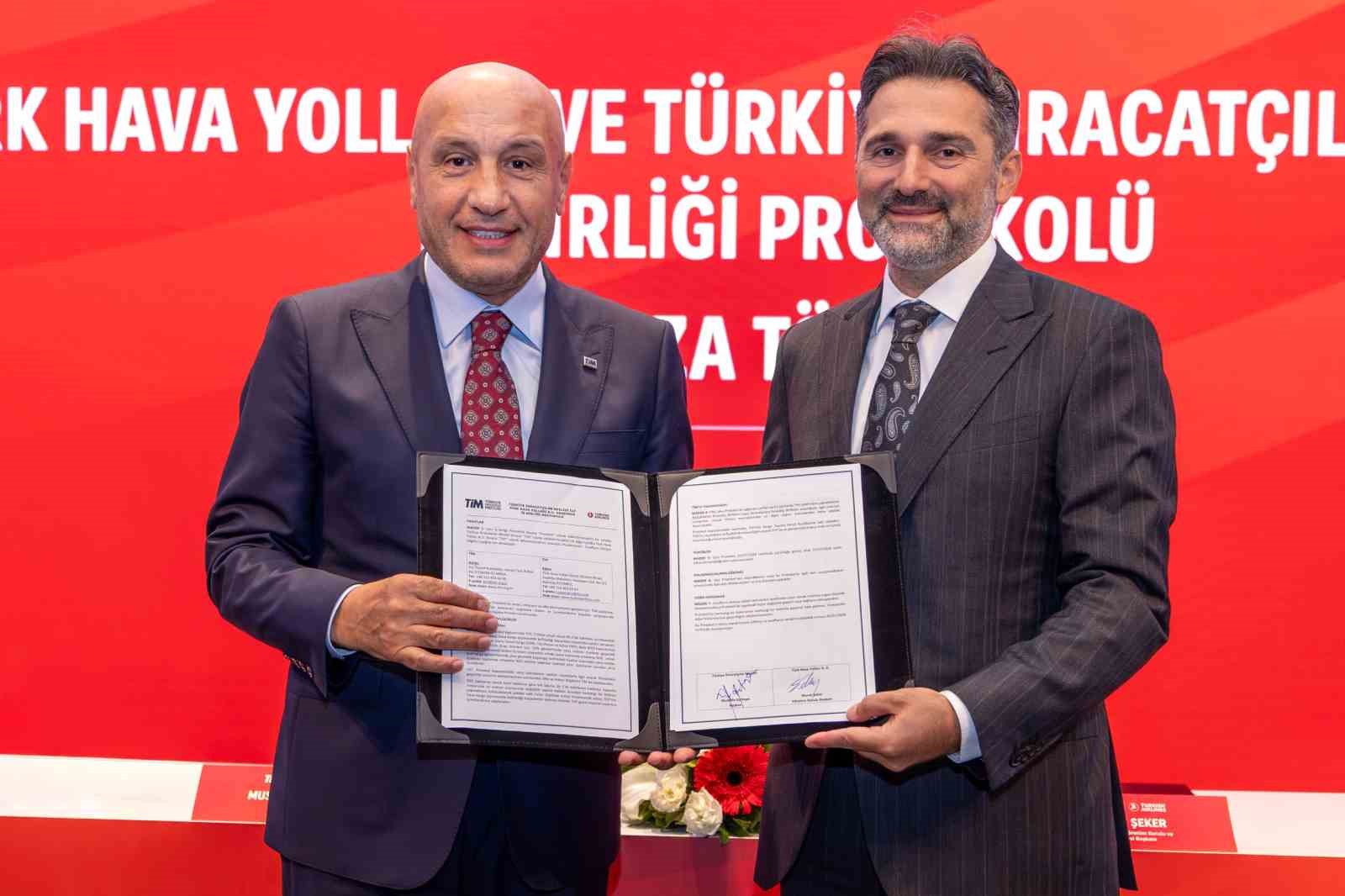 Türk Hava Yolları, Türkiye İhracatçılar Meclisi ile iş birliği anlaşmasını yedinci kez yeniledi
