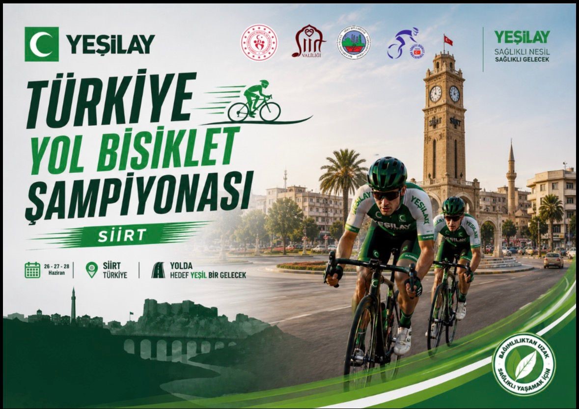 Türkiye Yol Bisikleti Şampiyonası’nda gözler Siirt’e çevrildi
