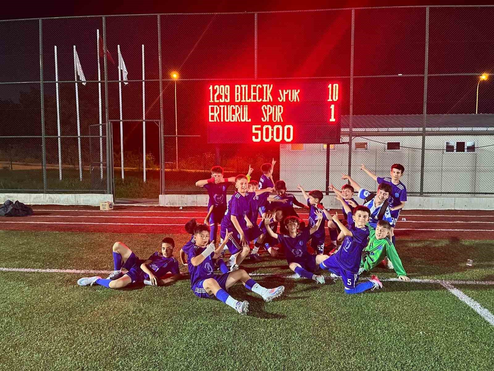 U12 Gençler Ligi’nde 1299 Bilecik Spor Kulübü gol oldu yağdı
