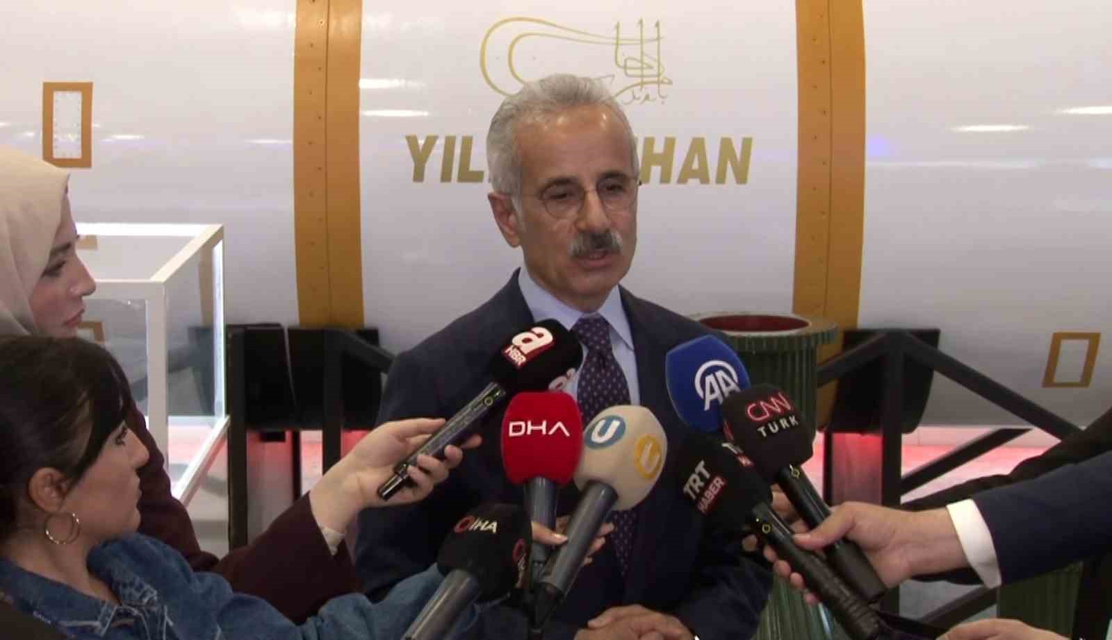 Ulaştırma ve Altyapı Bakanı Uraloğlu:  "YILDIRIMHAN’ı dünya konuşuyor, bir ekosistemin en üst seviyesine gelmiş durumdayız"
