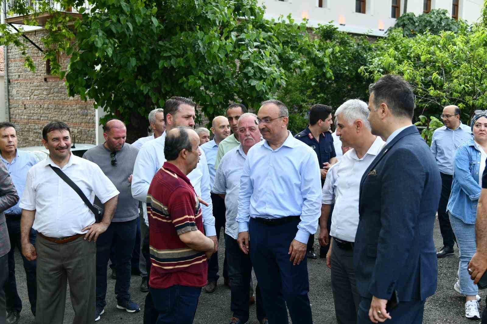 Vali Soytürk, Uçmakdere’de turizm ve tarih yatırımlarını inceledi
