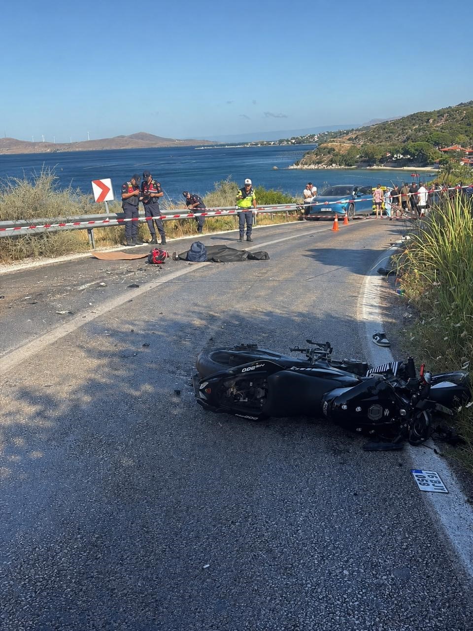 Vidanjöre çarpan 19 yaşındaki motosikletli hayatını kaybetti
