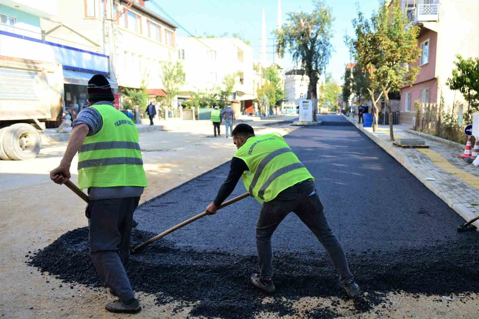 Yıldırım’da yollar yenileniyor ulaşım rahatlıyor
