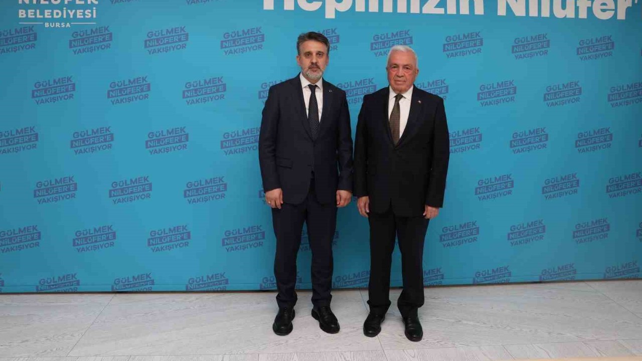 Nilüfer Belediye Başkanı Özdemir, Bursa Büyükşehir Belediye Başkan Vekili Biba’yı ağırladı